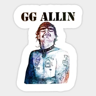 Gg Allin Sticker